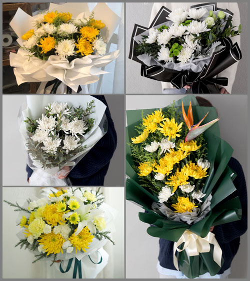 广东广州市花都区狮岭镇联合村白事花束代送